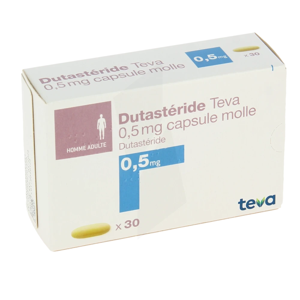 Dutasteride Teva 0,5 Mg, Capsule Molle