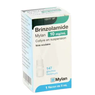 Brinzolamide Viatris 10 Mg/ml, Collyre En Suspension à LA TREMBLADE