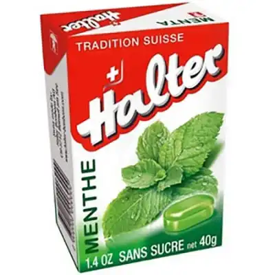 HALTER Bonbons sans sucre menthe