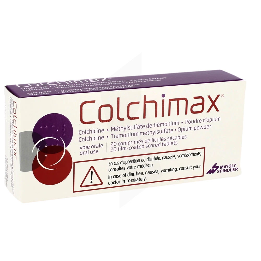 Colchimax, Comprimé Pelliculé Sécable