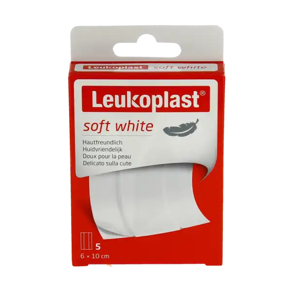 Leukoplast Soft White Pansement à Découper 6x10cm B/5