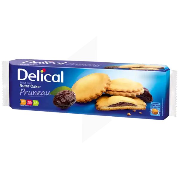 Delical Nutra'cake Biscuit Pruneau Carton/50