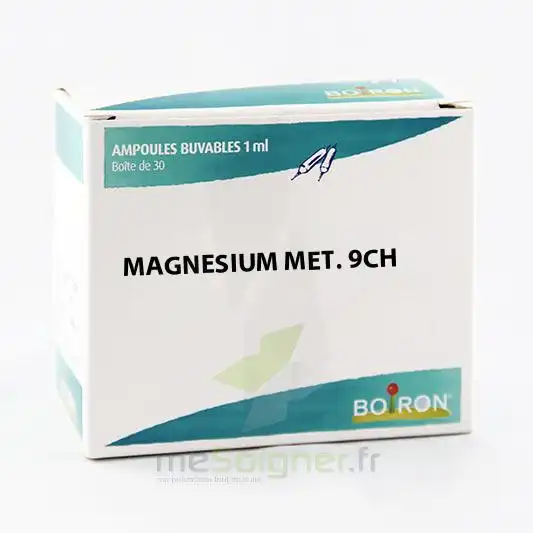 Magnesium Met. 9ch Boite 30 Ampoules
