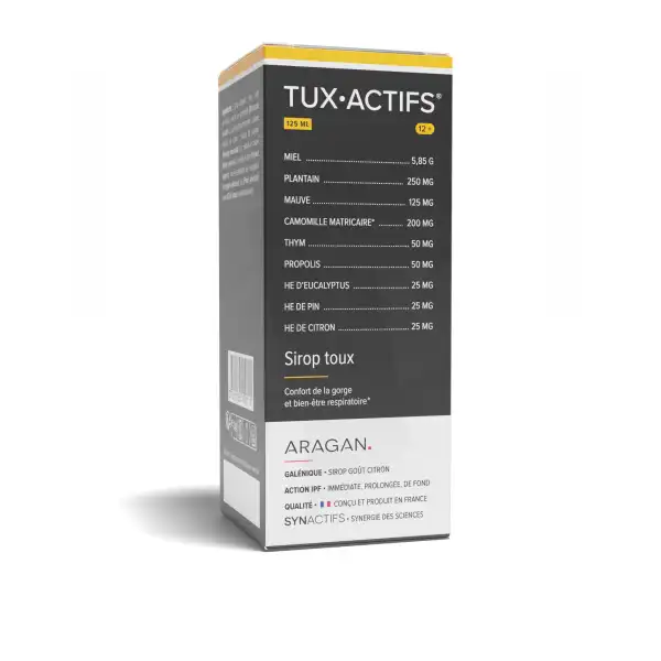 Aragan Synactifs Tux Actifs 12+ 125ml