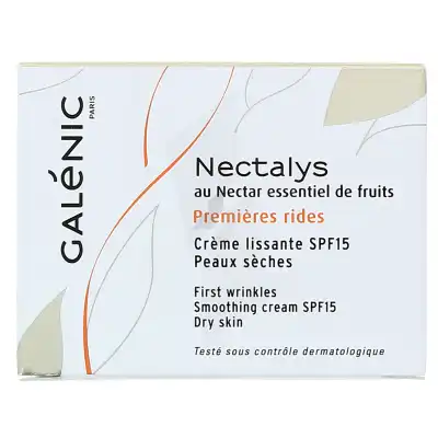 GALENIC NECTALYS SPF15 Cr lissante peau sèche Pot /50ml