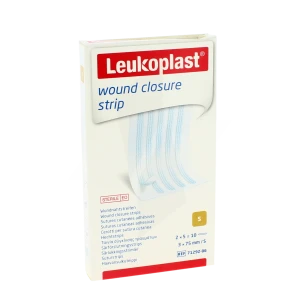 Leukos W Clos Str Sutur Cut Adh 3x75mm 2s