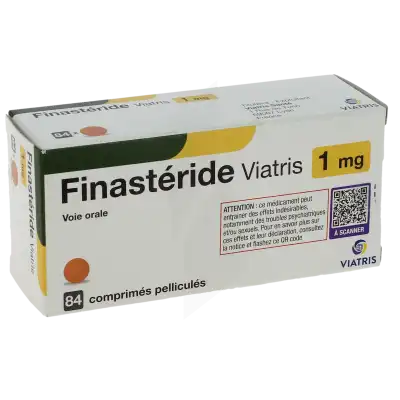 Finasteride Viatris 1 Mg, Comprimé Pelliculé à Paris