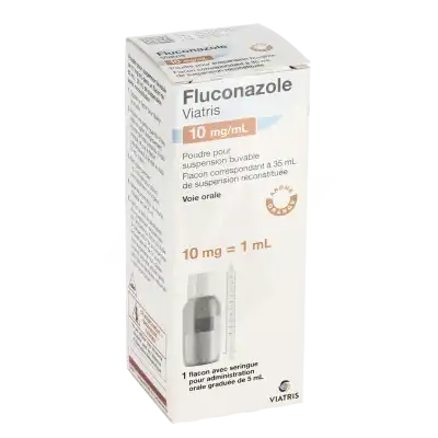 Fluconazole Viatris 10 Mg/ml, Poudre Pour Suspension Buvable à CHAMPAGNOLE