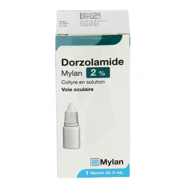 Dorzolamide Viatris 2 %, Collyre En Solution