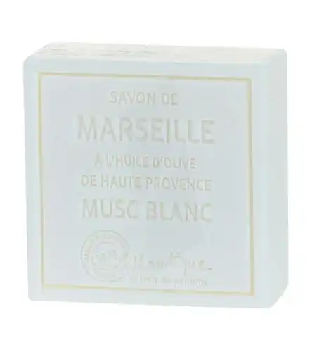 Savon De Marseille Musc Blanc - Pain De 100g