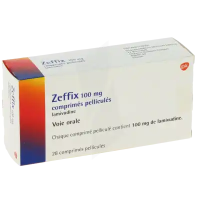 ZEFFIX 100 mg, comprimé pelliculé