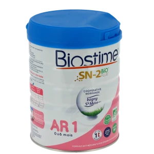 Biostime Ar 1 Lait En Poudre Bio Anti-régurgitation 0-6 Mois B/800g