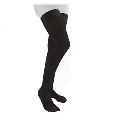 Veinax Microtrans Classe 2 Bas Auto-fixant Noir Taille 4 Normal Cuisse - à AMBARÈS-ET-LAGRAVE