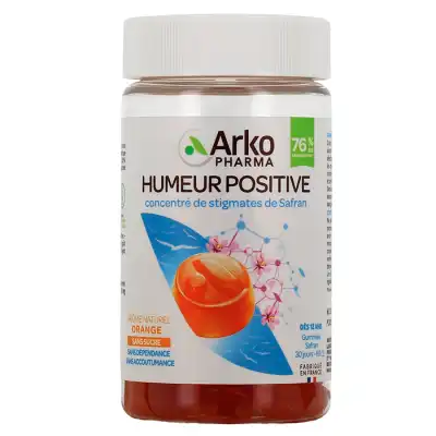 Arkopharma Gummies Safran Gomme Humeur Positive Pot/60 à CANALS