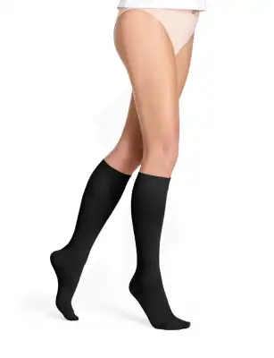 Sigvaris Styles Opaque Chaussettes  Femme Classe 2 Noir Small Long à SAINT-MEDARD-EN-JALLES