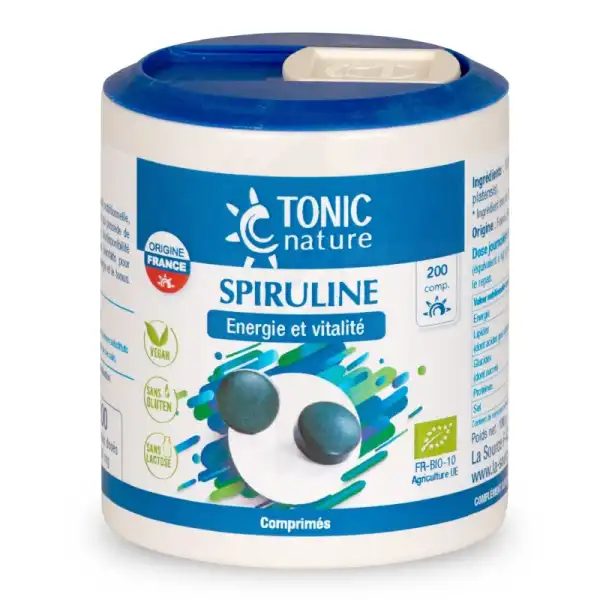 Tonic Nature Spiruline France Comprimés B/200