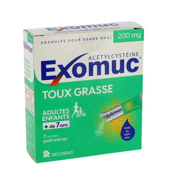 Exomuc 200 Mg, Granulés Pour Usage Oral En Sachet