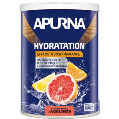 Apurna Poudre pour boisson hydratation Agrumes 500g
