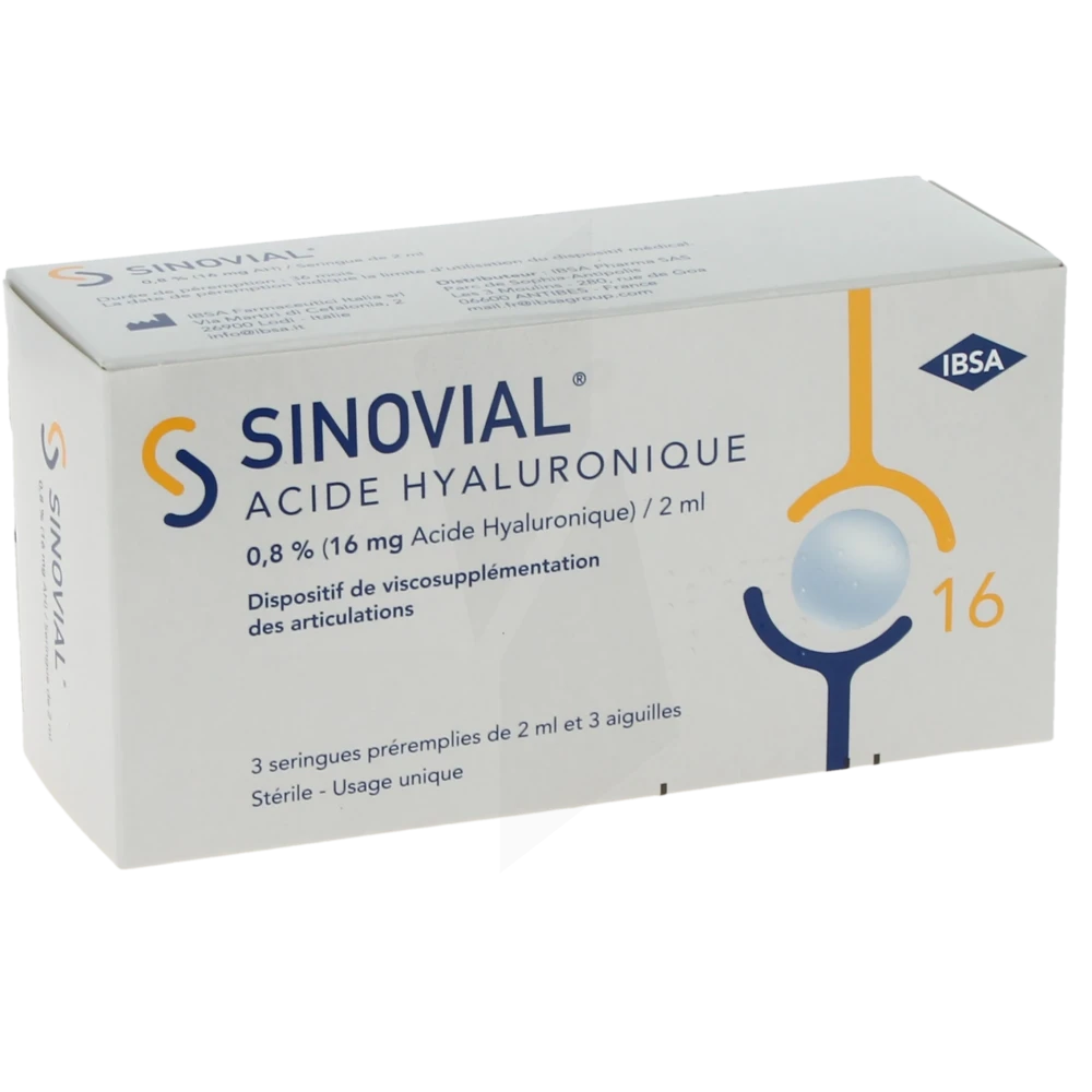 Sinovial Solution Injectable 3 Seringues/2ml + Aiguille