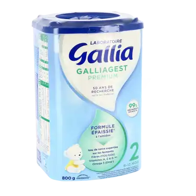 Gallia Galliagest Premium 2 Lait En Poudre B/800g à Aubervilliers