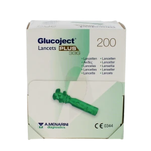 Glucoject Lancets Plus 33g Lancettes B/200