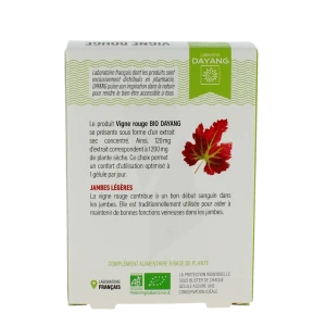 Dayang Vigne Rouge Bio 15 Gélules