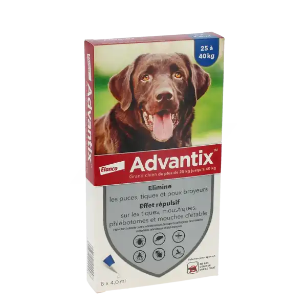 Advantix Grand Chien, Solution Pour Spot-on