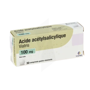 Acide Acetylsalicylique Viatris 100 Mg, Comprimé Gastro-résistant