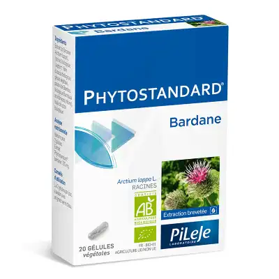 Pileje Phytostandard - Bardane 20 Gélules Végétales à Nice