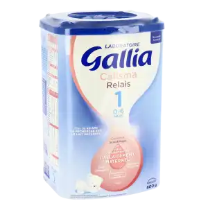 Gallia Calisma Relais 1 Lait En Poudre B/800g à DREMIL LAFAGE