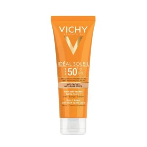 Vichy Capital Soleil Spf50+ Crème Soin Anti-taches 3 En 1 Teinté T/50ml