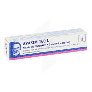 Avaxim 160 U, Suspension Injectable En Seringue Préremplie. Vaccin De L'hépatite A (inactivé, Adsorbé)