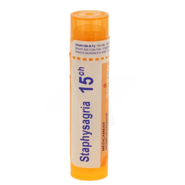 Boiron Staphysagria 15ch Granules Tube De 4g