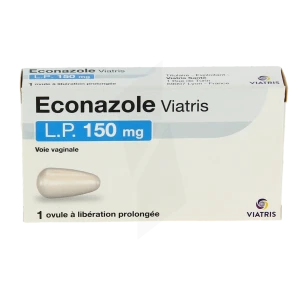 Econazole Viatris L.p. 150 Mg, Ovule à Libération Prolongée