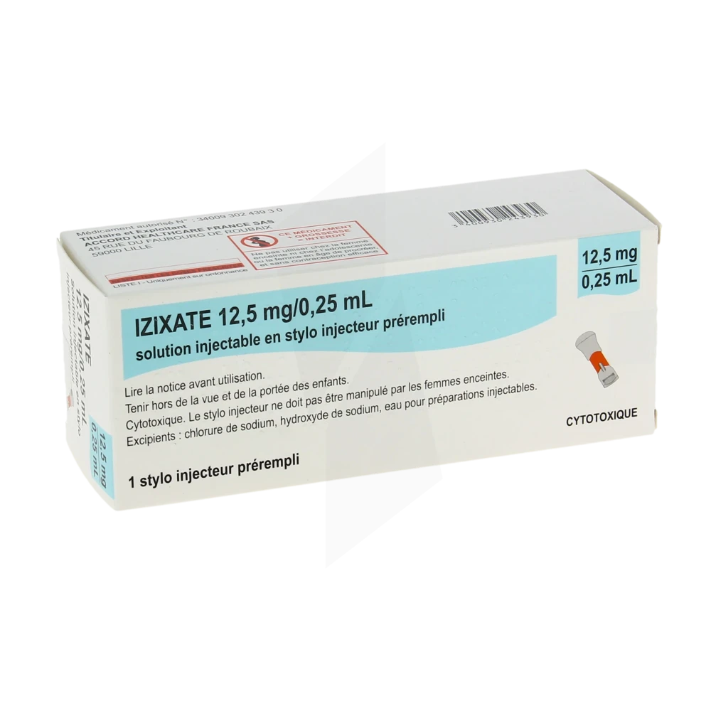 Izixate 12,5 Mg/0,25 Ml, Solution Injectable En Stylo Injecteur Prérempli