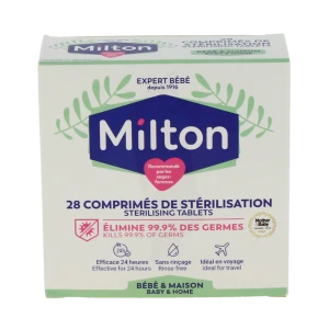 Milton Stérilisation à Froid Comprimés B/28