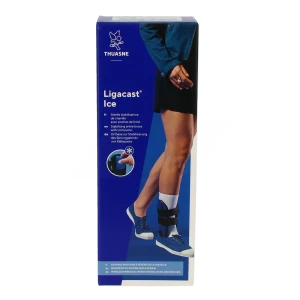 Thuasne Ligacast Ice Chevillère Noir/bleu Taille 0