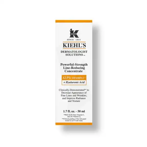 Kiehl’s Powerful-strength Line-reducing Concentrate Sérum Puissant Réducteur De Rides à La Vitamine C Fl/50ml