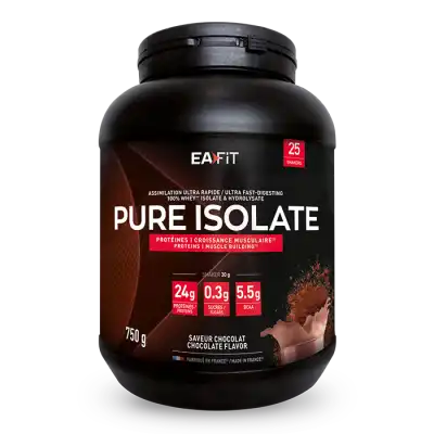 Eafit Pure Isolate Poudre pour boisson Chocolat Pot/750g