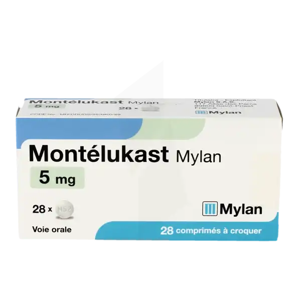 Montelukast Viatris 5 Mg, Comprimé à Croquer