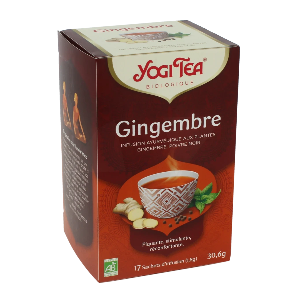 Yogi Tea Tisane Ayurvédique Gingembre Bio 17 Sachets/1,8g