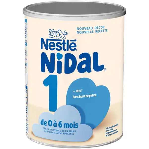 Nestlé Nidal 1 Lait En Poudre B/800g