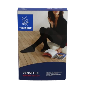 Venoflex Kokoon Absolu 2 Chaussette Femme Noir T0n