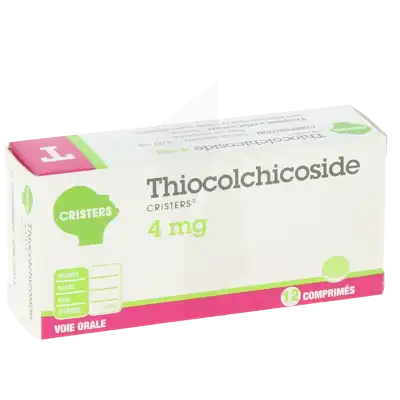 Thiocolchicoside Cristers 4 Mg, Comprimé à Abbeville