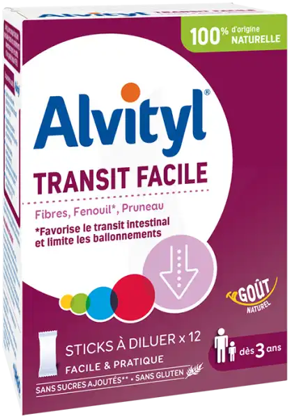 Alvityl Transit Facile Poudre 12 Sticks/2,8g