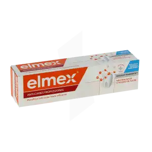 Elmex Dentifrice Anti-caries Professional Protection Renforcée T/75ml à VITRE