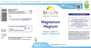 Be-life Mg Magnum Gélules B/90