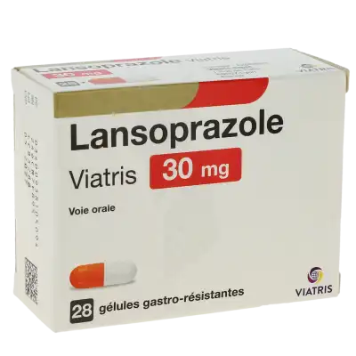 Lansoprazole Viatris 30 Mg, Gélule Gastro-résistante à CHAMPAGNOLE