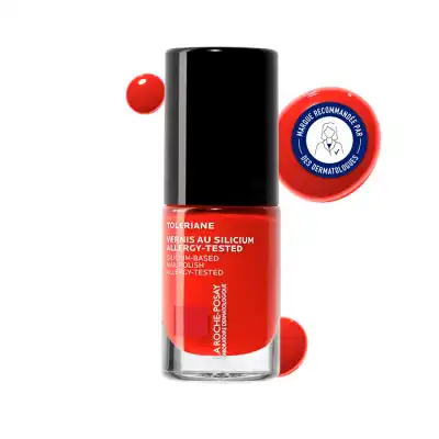 La Roche Posay Toleriane Maquillage Vernis Silicium N°22 Rouge Coquelicot Flacon/6ml à AIMARGUES