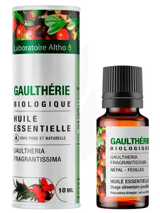 Laboratoire Altho Huile Essentielle Gaulthérie Bio 10ml